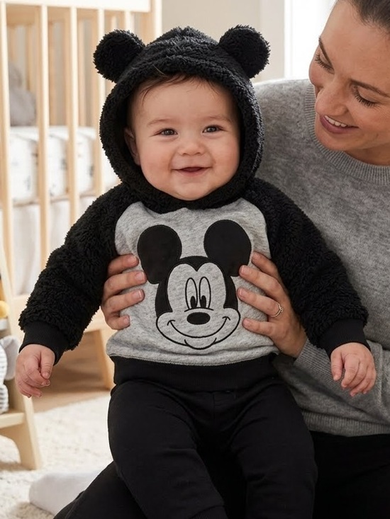 Disney Other - Mickey Mouse Baby Sweatshirt Size 6-9 Months